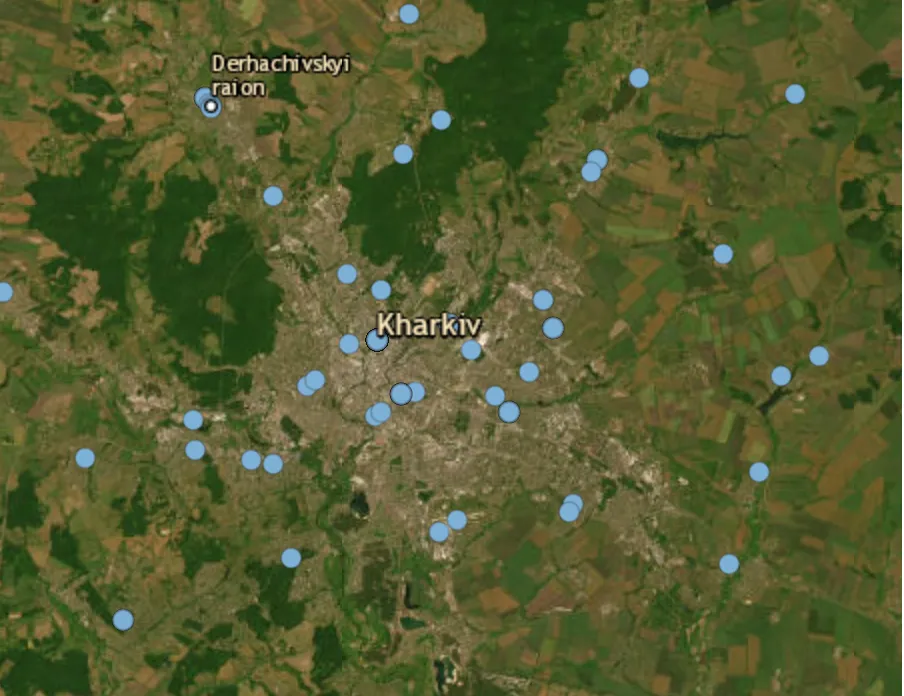 Airstrike hits the Kharkiv area