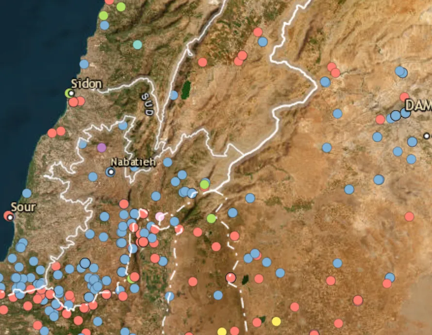 Rocket attacks reported near the Lebanese border