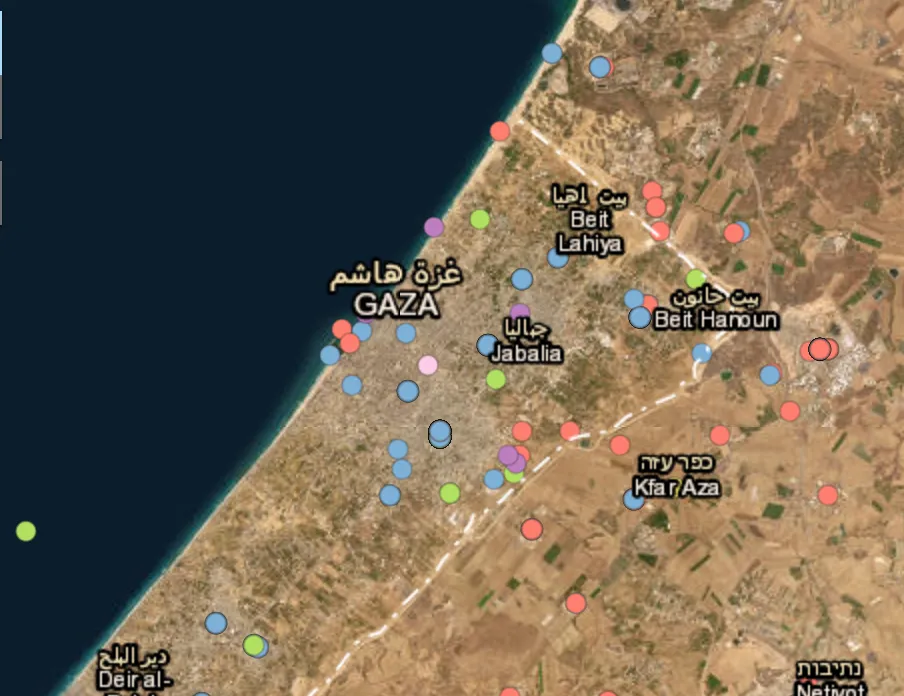 Israeli strikes hit the Gaza Strip